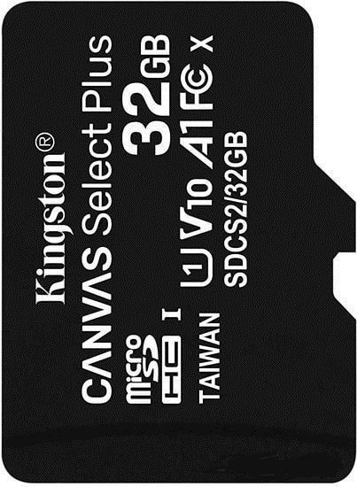 Карта памяти Kingston micro SDHC Canvas Select Plus 32GB (SDCS2/32GB)