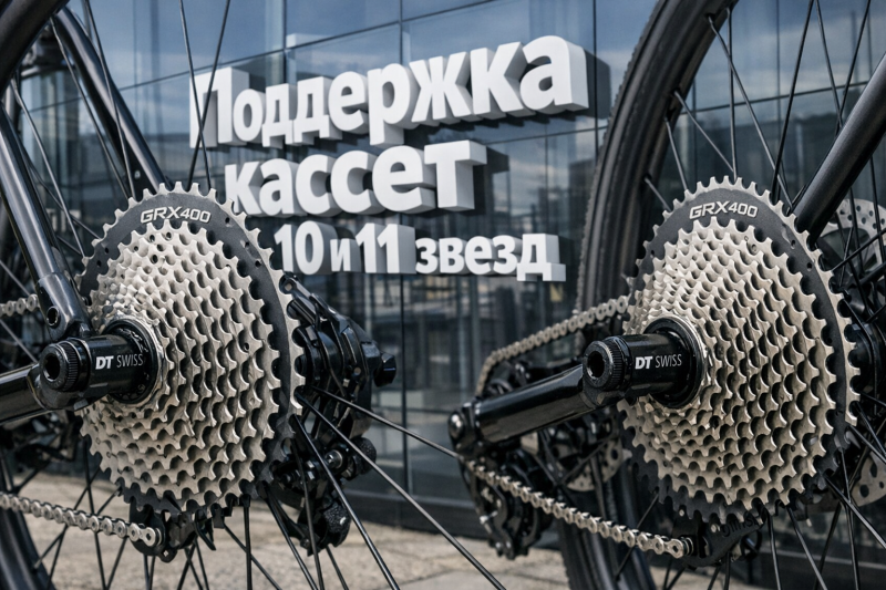 Shimano GRX 400 совместимость с 10 и 11 скоростями