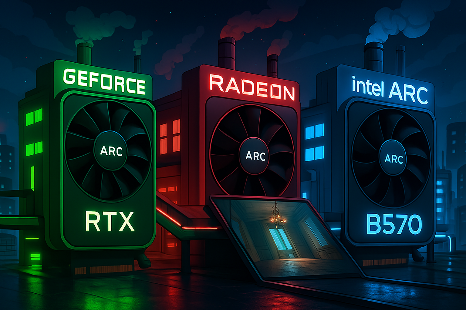 Сравнение видеокарт в рабочих задачах nvidia amd intel