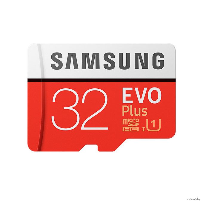 Карта памяти Samsung EVO plus microSDHC 32GB (MB-MC32GA/RU)
