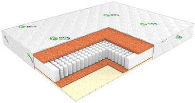 Матрас ЭОС Идеал Тип 9 70x186 премиум чехол Aloe Vera