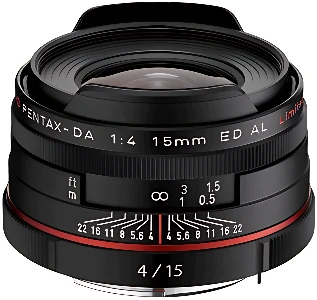 Объектив PENTAX HD DA 15mm F/4 ED AL Limited