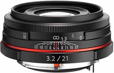 Объектив PENTAX HD DA 21mm f/3.2 AL Limited