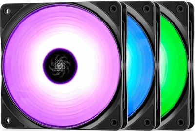 Комплект вентиляторов Deepcool RF 120 (DP-FRGB-RF120-3C)