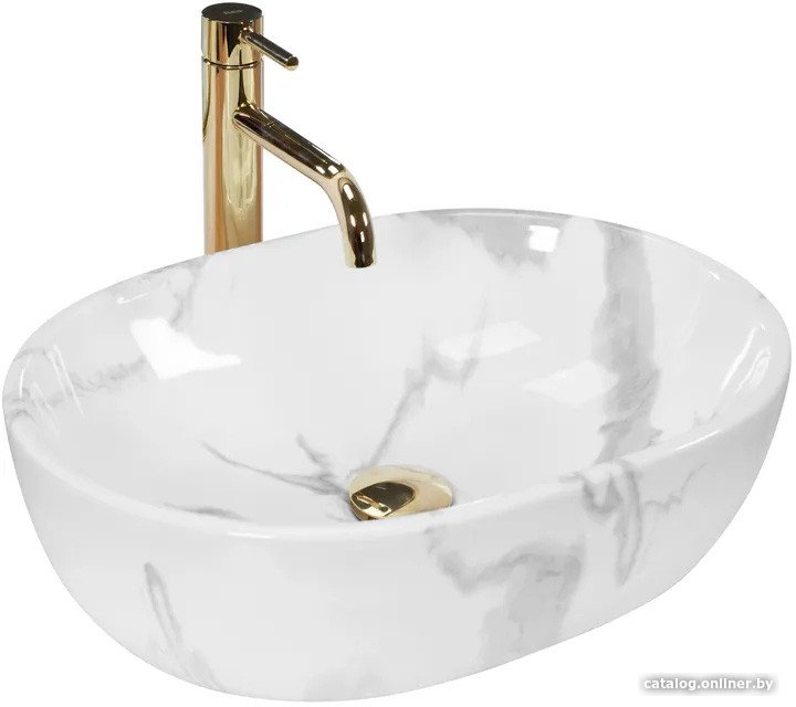Умывальник Rea Amelia Marmo Shiny REA-U8001