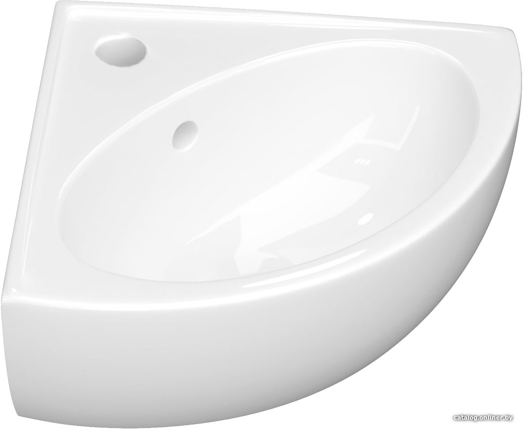 Умывальник Керамин Лаго угловой 45 с отверстием CDB00023549