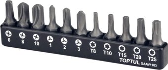 Набор бит Toptul GAAV1103