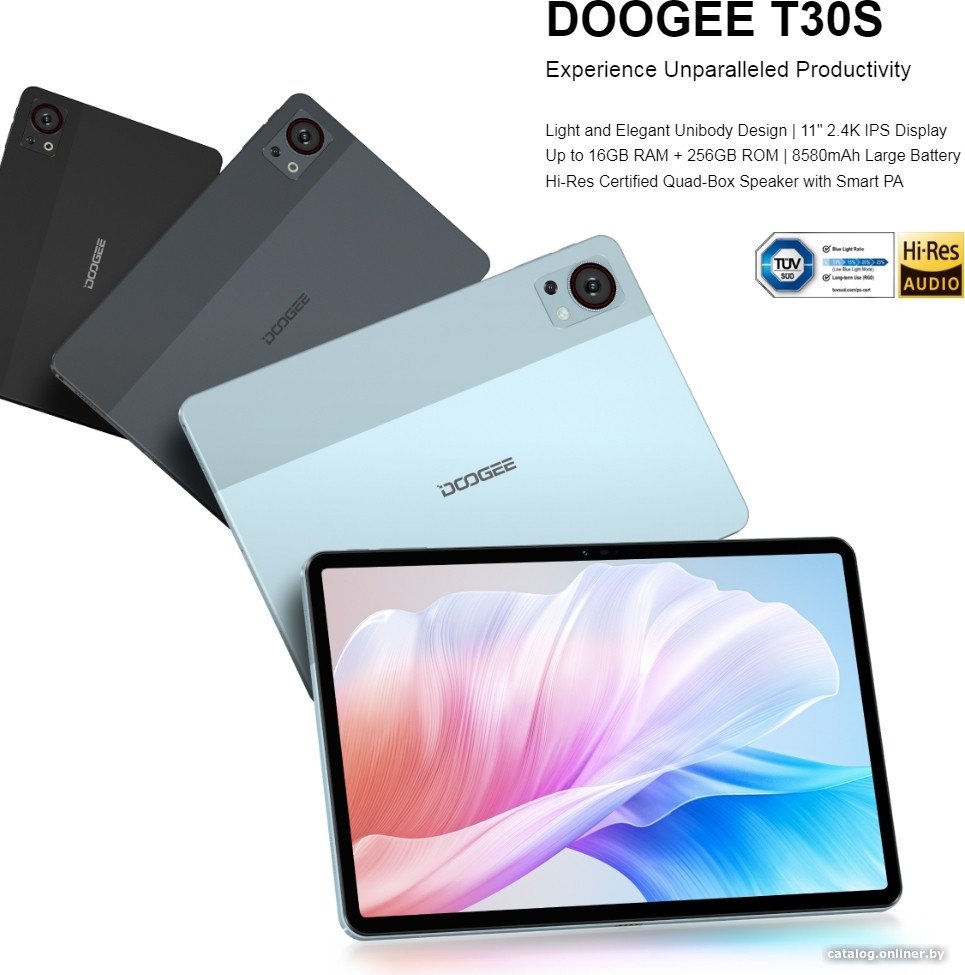 Планшет Doogee T30S 6GB/256GB LTE