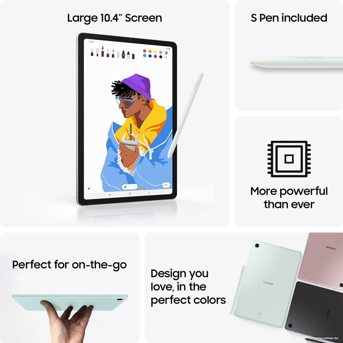 Планшет Samsung Galaxy Tab S6 Lite 2024 Wi-Fi SM-P620 4GB/128GB