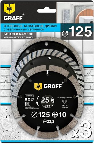 Набор отрезных дисков GRAFF 2802