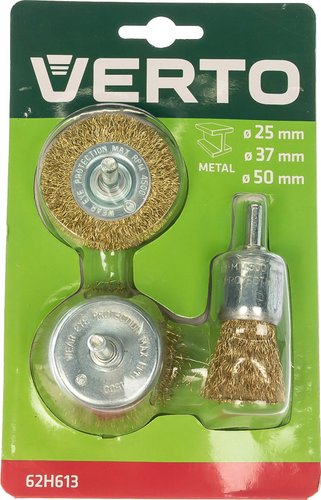 Набор щеток для электроинструмента Verto 62H613