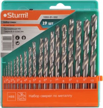 Набор сверл Sturm 1055-01-SS2