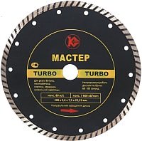 Отрезной диск алмазныйКалибр Мастер Turbo 130211