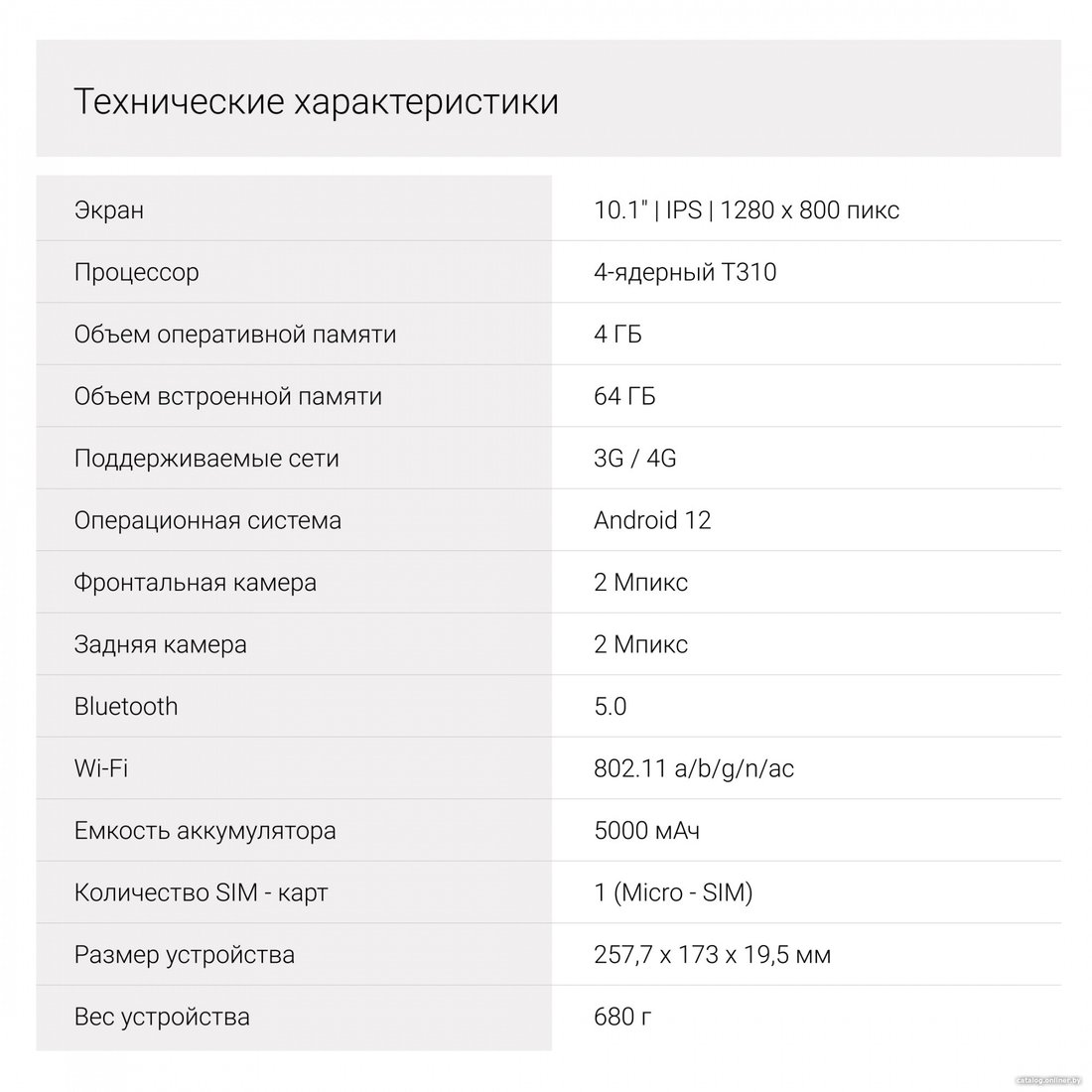 Детский планшет Digma Kids 1247C