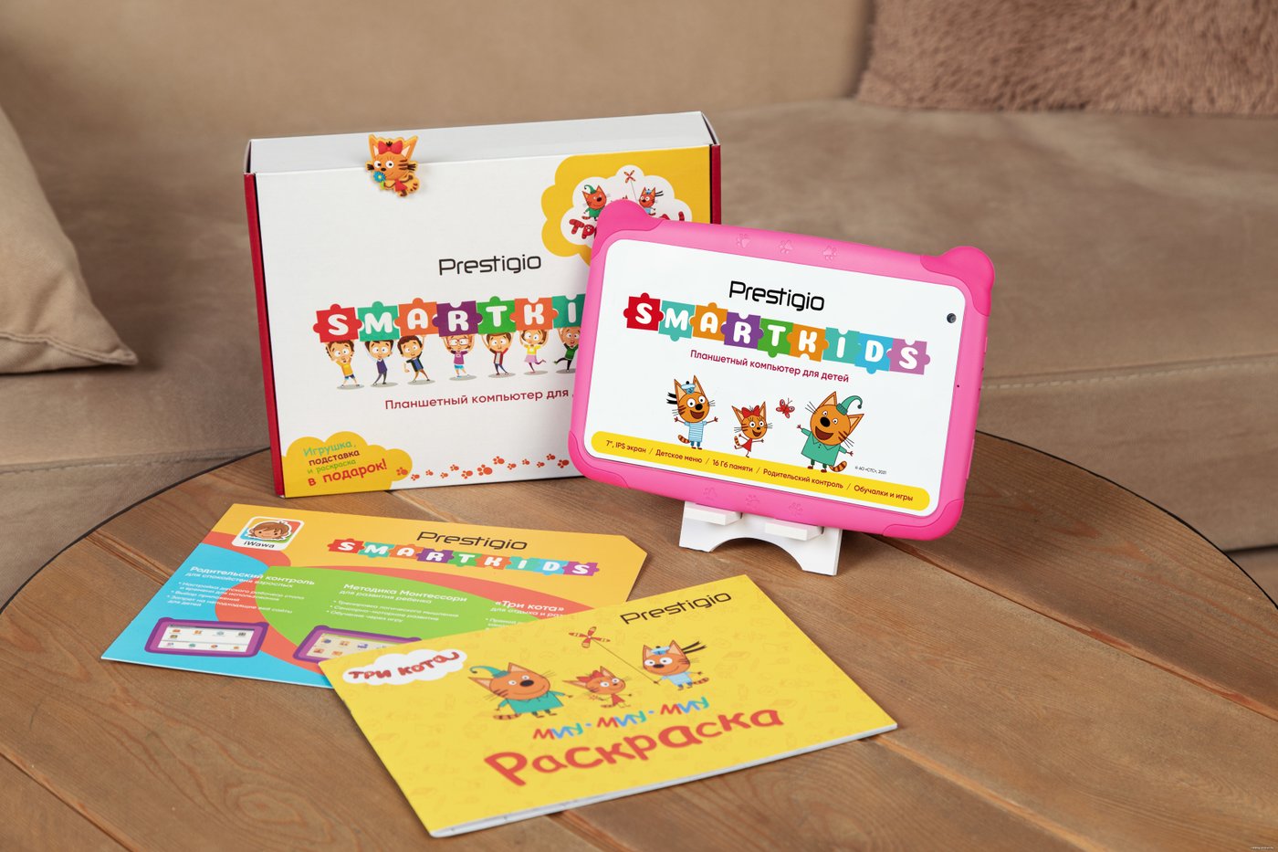 Детский планшет Prestigio SmartKids Три Кота 16GB