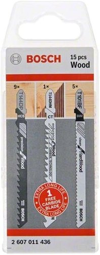 Набор пильных полотен Bosch 2607011436