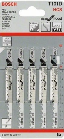 Набор пильных полотен Bosch 2608630032