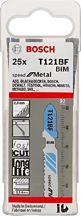 Набор пильных полотен Bosch T121BF 2608636703