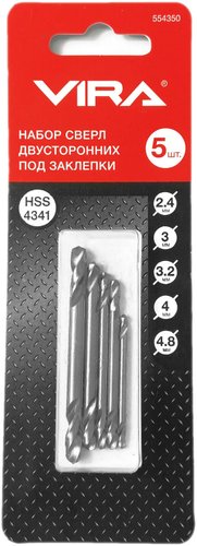 Набор сверл Vira под заклепки 554350