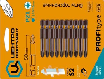 Набор бит Центроинструмент 1216