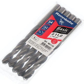 Набор сверл Rennbohr Basic Prom 461110