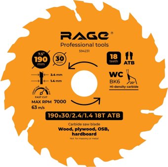 Пильный диск Vira Fast 594231