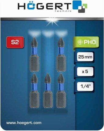 Набор бит Hoegert Technik HT1S120