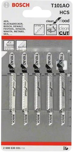Набор пильных полотен Bosch 2608630031