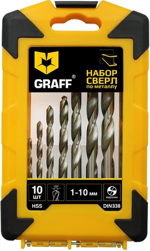 Набор сверл GRAFF 8101