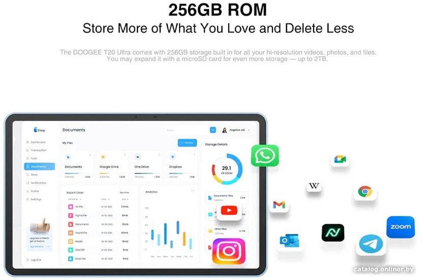 Планшет Doogee T20 Ultra 12GB/256GB LTE