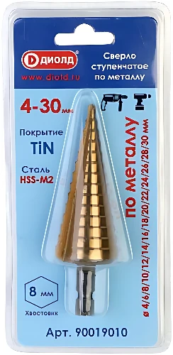 Сверло ДИОЛД 4-30 мм 90019010
