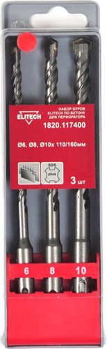 Набор буров ELITECH 1820.117400