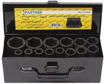 Набор головок слесарных Partner PA-4141MPB