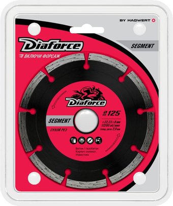 Отрезной диск алмазныйDiaforce Segment 500125