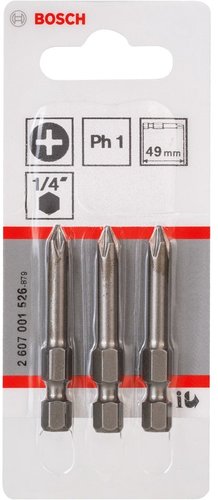 Бита Bosch 2607001526 3 предмета