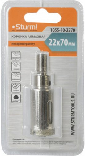 Коронка Sturm 1055-10-2270