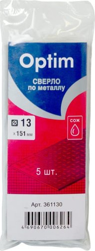 Набор сверл Optim 361130