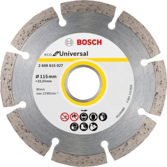 Отрезной диск алмазныйBosch Eco Universal 2608615030