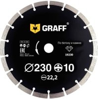 Отрезной диск алмазныйGRAFF 19230