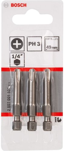 Бита Bosch 2607001531 3 предмета