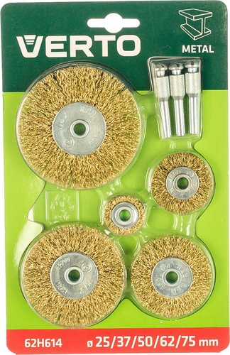 Набор щеток для электроинструмента Verto 62H614
