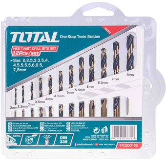 Набор сверл Total TACSD0125