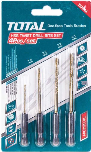 Набор сверл Total TACSD4041