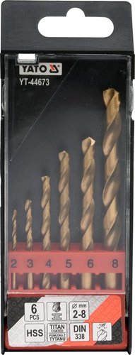 Набор сверл Yato YT-44673