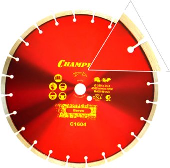 Отрезной диск алмазныйChampion C1604