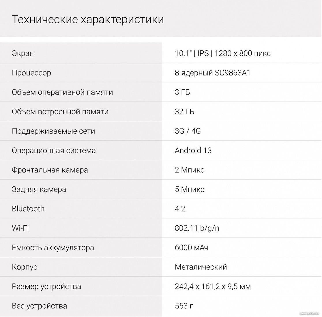 Планшет Digma Citi 1313C 4G