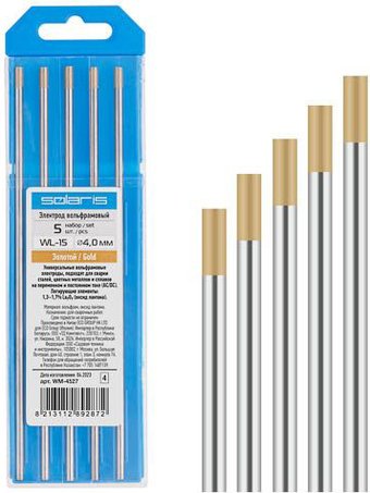 Электрод Solaris WL-15 WM-4527