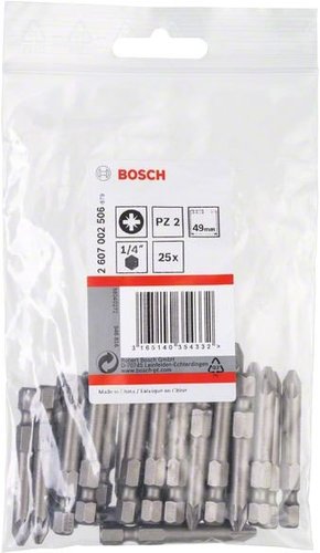 Набор бит Bosch 2607002506