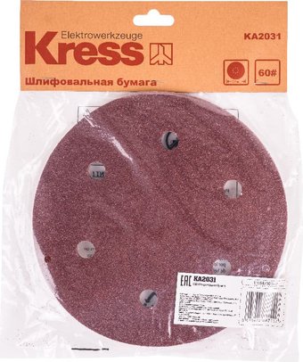 Набор шлифлистов Kress KA2031