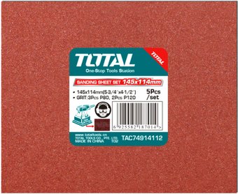 Набор шлифлистов Total TAC74914112